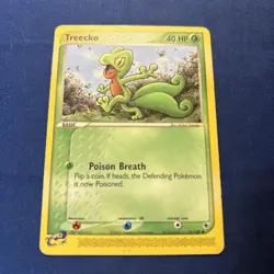 Treecko 75/109 LP EX Ruby & Sapphire Vintage Pokemon Card Light Play - Image 1