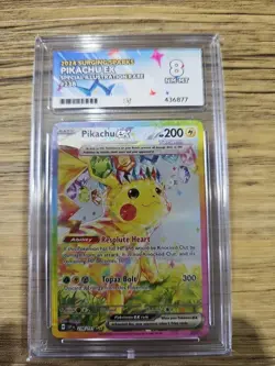 Ace 8 Pikachu ex 238/191 Special Illustration Rare Surging Sparks Pokemon Card - Image 1