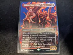 MTG Magic the Gathering Phlage, Titan of Fire's Fury Borderless MH3! - Image 1