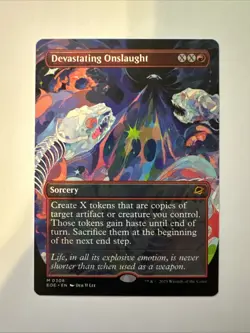 MtG Edge of Eternities - Devastating Onslaught - Borderless (Non-Foil) NM - Image 1