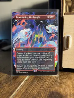 MtG Edge of Eternities - Devastating Onslaught - Borderless (Non-Foil) NM - Image 1