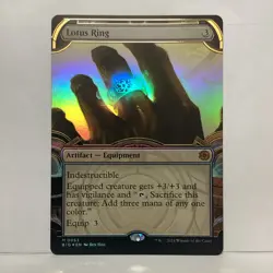 MTG Lotus Ring Magic: The Gathering Raised Foil OTJ The Big Score #0063 - Image 1