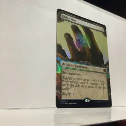 MTG Lotus Ring Magic: The Gathering Raised Foil OTJ The Big Score #0063 - Image 4