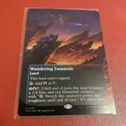 x1 Wandering Fumarole (0180) - Galaxy Foil - Borderless R MTG Edge of Eternities - Image 2