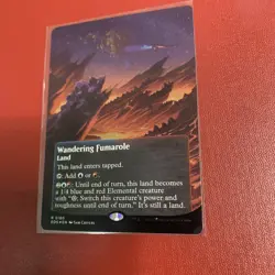 x1 Wandering Fumarole (0180) - Galaxy Foil - Borderless R MTG Edge of Eternities - Image 3