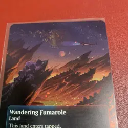 x1 Wandering Fumarole (0180) - Galaxy Foil - Borderless R MTG Edge of Eternities - Image 4