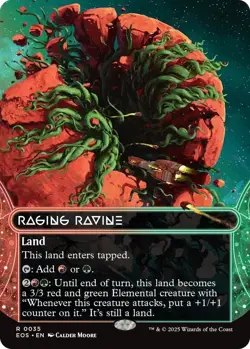 Raging Ravine (#35) - Foil Borderless Art EOS NM MTG - Image 1