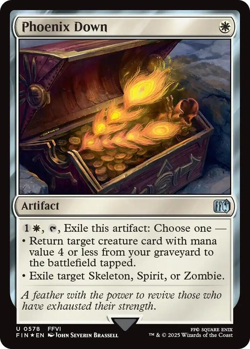 MTG magic 1x Phoenix Down SURGE FOIL (M/NM) Commander Final Fantasy - Image 1