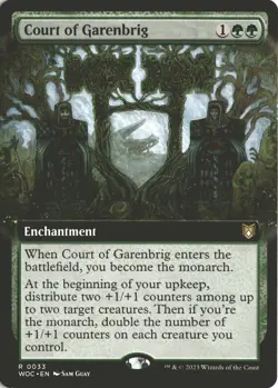 MTG Court of Garenbrig (033) *Non-Foil* Extended Art Wilds of Eldraine WOC MT/NM - Image 1