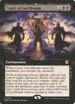 MTG Court of Locthwain (031) *Non-Foil* Extended Art Wilds of Eldraine WOC MT/NM - Image 1