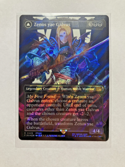 MTG Zenos yae Galvus (Borderless) (Surge Foil) - FINAL FANTASY (FIN) - #0529 - Image 1