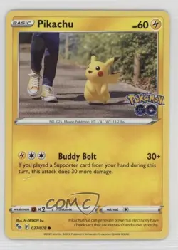Pikachu Pokemon Sword & Shield Pokemon Go #027 e3m - Image 1