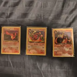 Pokemon Dark Charizard, Dark Charmeleon, Charmander Set - Image 1