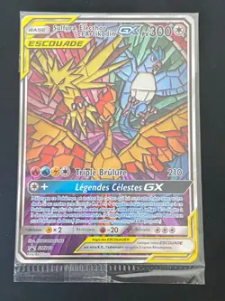 CARTE POKEMON SULFURA, ELECTHOR ET ARTIKODIN GX SM210 FR PROMO SL OCCULTES - Image 1