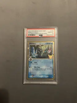 Pokemon Mimikyu Celebrations Coll. Black Star Holo Promo SWSH136 PSA 10 Gem Mint - Image 1