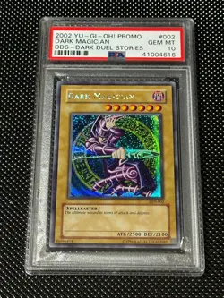 YUGIOH PSA 10 2002 Dark Magician DDS-002 Secret Rare Promo *4616 - Image 1