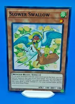 Yugioh Slower Swallow DAMA-EN029 1st Edition - Near Mint - Image 1