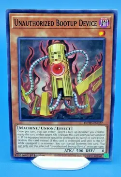 Yugioh Unauthorized Bootup Device ROTD-EN027 1st Edition - NM/M - Image 1