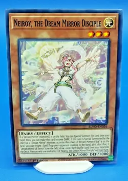 Yugioh Neiroy, The Dream Mirror Disciple BLVO-EN026 1st Edition - Near Mint - Image 1