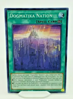 Yugioh Dogmatika Nation ROTD-EN051 1st Edition - NM/M - Image 1