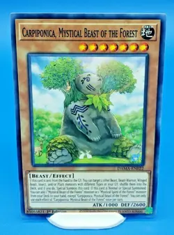 Yugioh Carpiponica, Mystical Beast Of The Forest DAMA-EN022 - Near Mint - Image 1