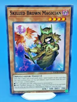 Yugioh Skilled Brown Magician BACH-EN024 1st Edition - Near Mint - Image 1