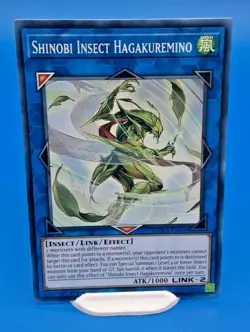 Yugioh Shinobi Insect Hagakuremino DAMA-EN096 1st Edition - Near Mint - Image 1