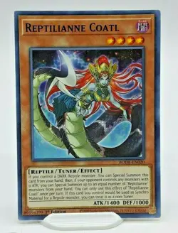 Yugioh: Reptilianne Coatl BODE-EN020 1st Edition - NM/M - Image 1