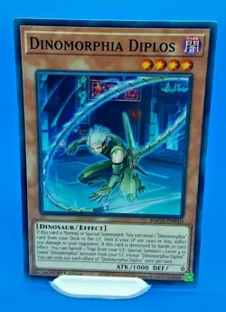 Yugioh Dinomorphia Diplos BACH-EN010 1st Edition - Near Mint - Image 1