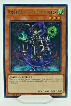 Yugioh Risebell The Star Adjuster GRCR-EN043 Rare 1st Edition - NM/M - Image 1