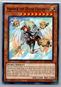 Yugioh Hrimnir The Divine Follower ALIN-EN082 Common Alliance Insight - NM - Image 1
