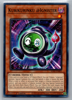 Yugioh Kurikurinku @ Ignister ALIN-EN003 Common Alliance Insight - NM - Image 1