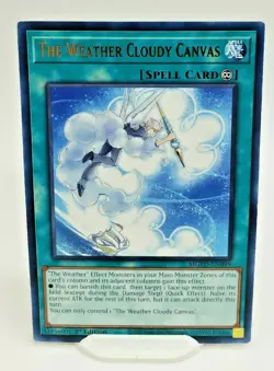 Yugioh: The Weather Cloudy Canvas MGED-EN099 1st Edition Rare- NM/M - Image 1