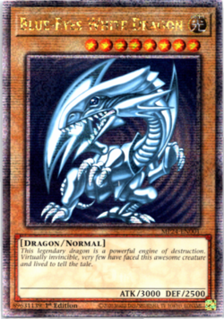 Blue-Eyes White Dragon - MP24-EN001 - Quarter Century Secret Rare 1st Ed Yugioh - Image 1