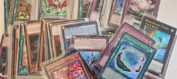 Yugioh 30 x Ultra Rare Holographic Gold Title cards Mixed Lot All Different - Image 2