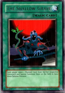 The Shallow Grave #PSV-036 Yugioh Lightly played Unlimited - Image 1