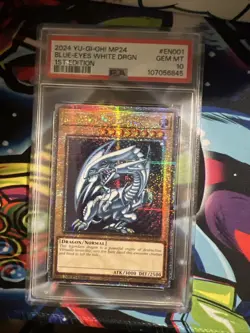 PSA 10 Yu-Gi-Oh! Blue-Eyes White Dragon MP24-EN001 Quarter Century - Image 1