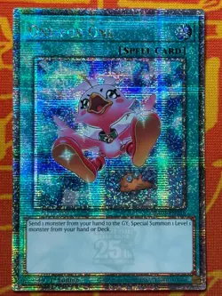 YUGIOH ONE FOR ONE QUARTER CENTURY SECRET RARE NM RA03-EN056 ALTERNATE ART - Image 1