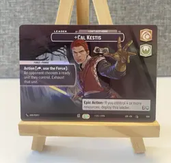 Star Wars Unlimited LOF - Cal Kestis - I Can’t Keep Hiding Showcase Card 1019 - Image 1
