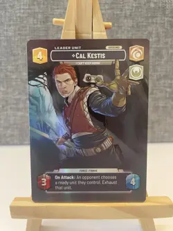 Star Wars Unlimited LOF - Cal Kestis - I Can’t Keep Hiding Showcase Card 1019 - Image 2