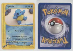 Squirtle Pokemon e-Card Series Expedition #131 2002 10a3 - Image 3