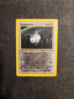Magnemite 26/75 Rare Neo Discovery Pokemon Card Unlimited Non Holo NM - Image 1