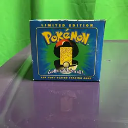 Nintendo Pokemon Burger King Trading Card Gold Plated 23k Blue Togepi Sealed - Image 2