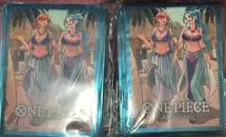 One Piece Card Game Sleeve Nami Vivi Limited Edition 2 Pieces - Image 1