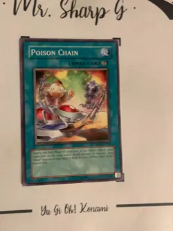 POISON CHAIN - CSOC-EN053 ENGLISH Yu-Gi-Oh! CARD GAME COMMON KONAMI 2008 - Image 3