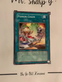 POISON CHAIN - CSOC-EN053 ENGLISH Yu-Gi-Oh! CARD GAME COMMON KONAMI 2008 - Image 4
