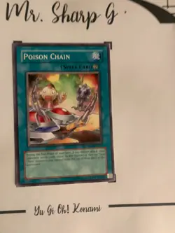 POISON CHAIN - CSOC-EN053 ENGLISH Yu-Gi-Oh! CARD GAME COMMON KONAMI 2008 - Image 9