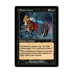 WOTC MtG Torment Shade's Form (C) (Foil) EX - Image 1