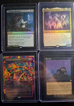 MTG X4: Haggard Mauling, Atraxa Grand Unifer, La Danza SL, and Persist All Foil - Image 1