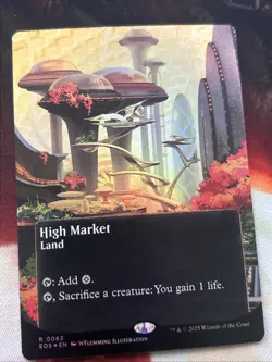 x1 High Market (0063) - Foil - Borderless R MTG Edge of Eternities: Stellar Sigh - Image 1